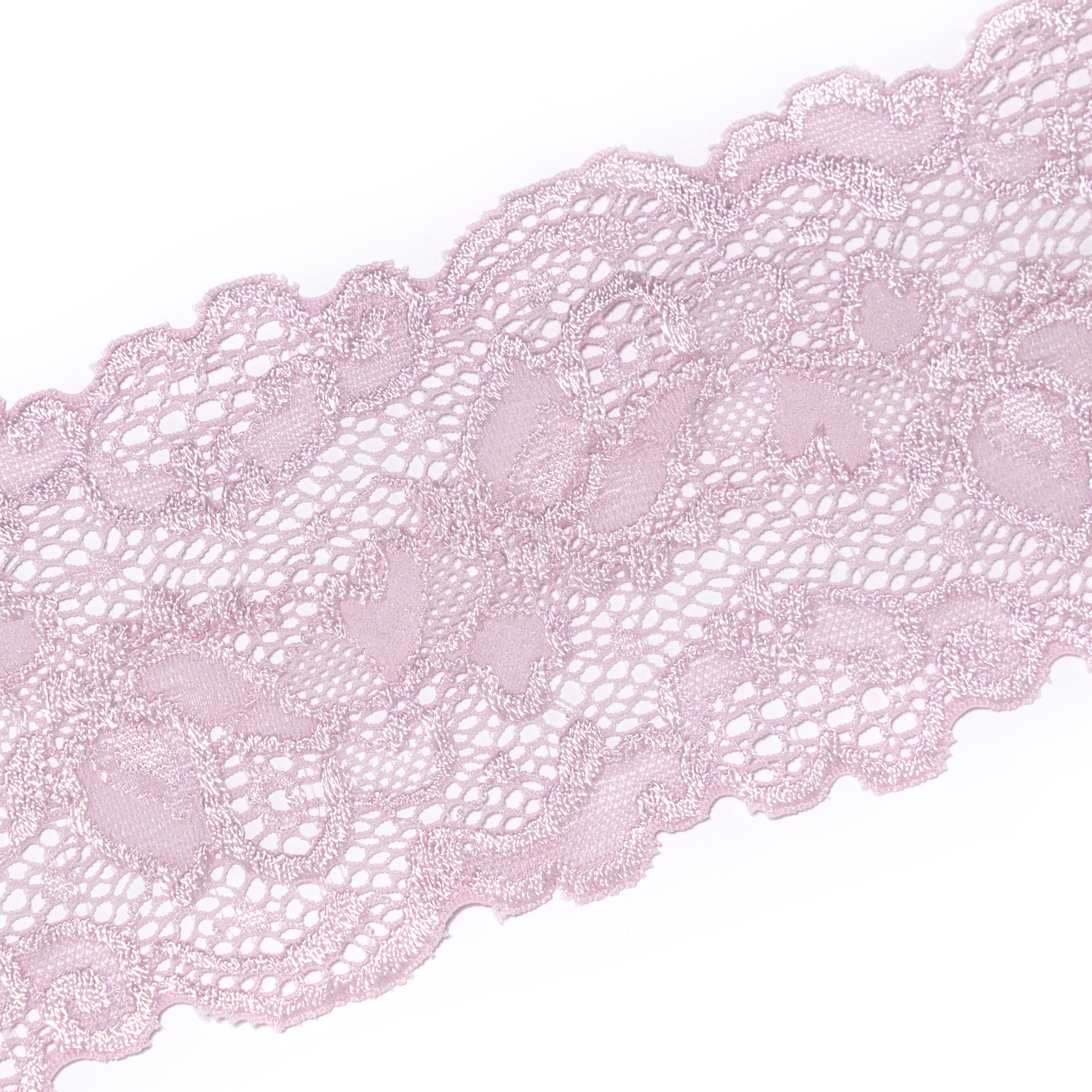 Bandeau dentelle - Rose Pastel